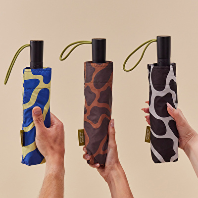 ORIGINAL DUCKHEAD The Daily - Coffee Ripples Compact Umbrella