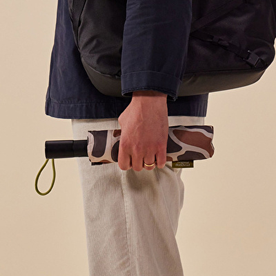 ORIGINAL DUCKHEAD The Daily - Beige Ripples Automatic Umbrella