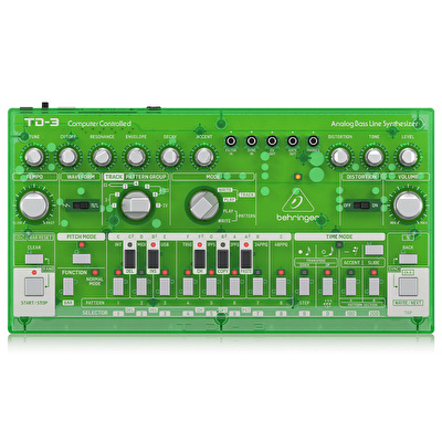 BEHRINGER TD-3-LM Analog Bass Line Synthesizer (Yeşil)