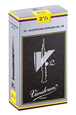 VANDOREN SR6025 / V.12 2,5 Numara Soprano Saksafon Kamışı - 10'lu Kutu