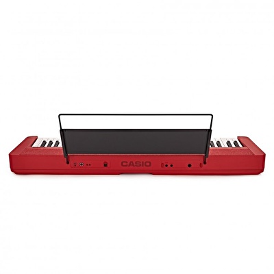 CASIOTONE CT-S1RDC 61 Tuş Piyano Stili Hassasiyetli Standart Kırmızı Org (Adaptör Dahil)