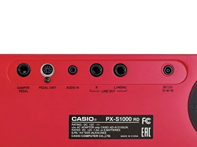 CASIO PRIVIA PX-S1000RD Kırmızı Taşınabilir Dijital Piyano