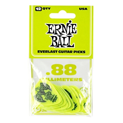 ERNIEBALL P09191 - Everlast 0.88mm Yeşil Pena (12 Adet)