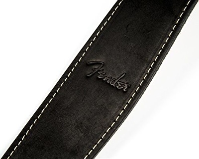 Fender 2.5" Ball Glove Leather Strap Black Askı