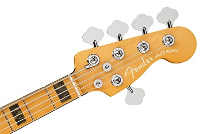 Fender American Ultra Jazz Bass V Akçaağaç Klavye Arctic Pearl Bas Gitar