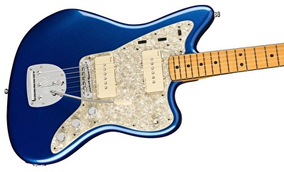 Fender American Ultra Jazzmaster Akçaağaç Klavye Cobra Blue Elektro Gitar