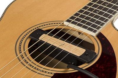 Fender Cypress Single-Coil Acoustic Soundhole Natural Manyetik
