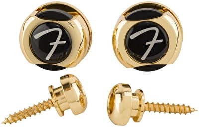 Fender Infinity Strap Locks Gold (2) Askı Kilidi Locks & Buttons