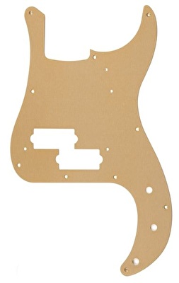 Fender Pickguard '58 Precision Bass 10 Hole 1-Ply Gold Anodized