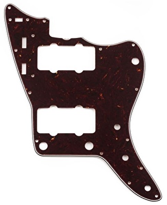 Fender Pickguard '65 Jazzmaster 13 hole 3-Ply Brown