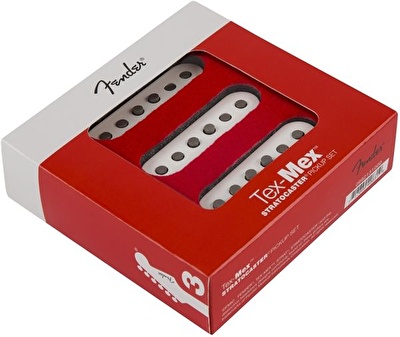 Fender Tex-Mex Stratocaster Pickups White Set of 3 Manyetik Seti