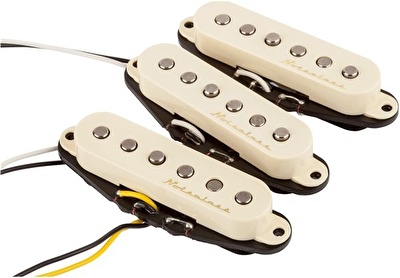 Fender Vintage Noiseless Stratocaster Pickups Aged White Set of 3 Manyetik Seti