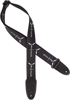 Gretsch Wings Strap Black/Grey Gitar Askısı