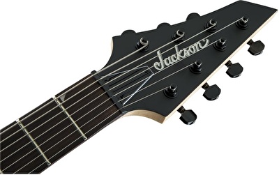 Jackson JS Dinky Arch Top JS22-7 DKA HT Amaranth Klavye Satin Black 7 Telli Elektro Gitar