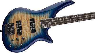 Jackson JS Serisi Spectra Bass JS3Q Laurel Klavye Amber Blue Burst Bas Gitar