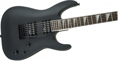Jackson JS22 Dinky Arch Top 2-Point Tremolo Amaranth Klavye Satin Black Elektro Gitar