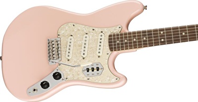 Squier Limited Edition Paranormal Cyclone Laurel Klavye Shell Pink Elektro Gitar