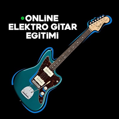 Uzaktan Birebir Online Elektro Gitar Eğitimi (1 Aylık 4 Ders Eğitim Paketi)