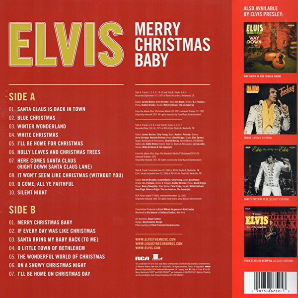 Elvis Presley - Merry Christmas Baby