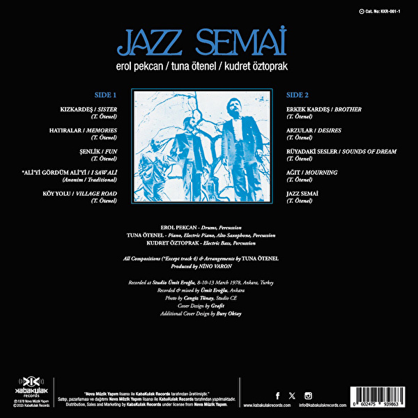 Erol Pekcan, Kudret Öztoprak, Tuna Ötenel - Jazz Semai