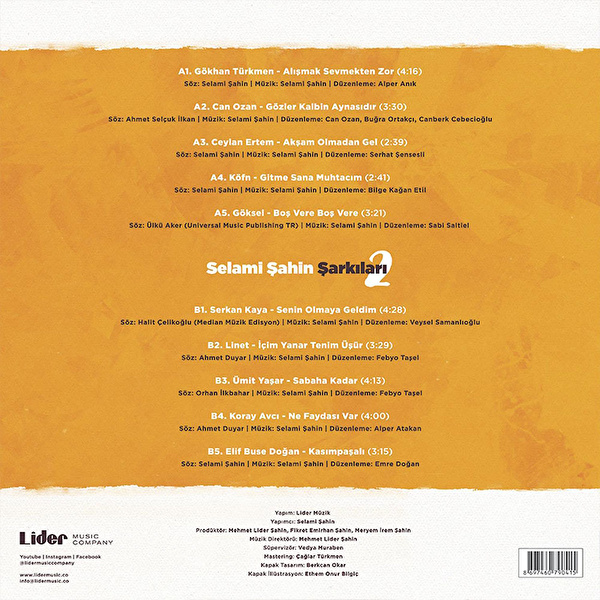 Selami Şahin, Çeşitli Sanatçılar - Selami Şahin Şarkıları 2