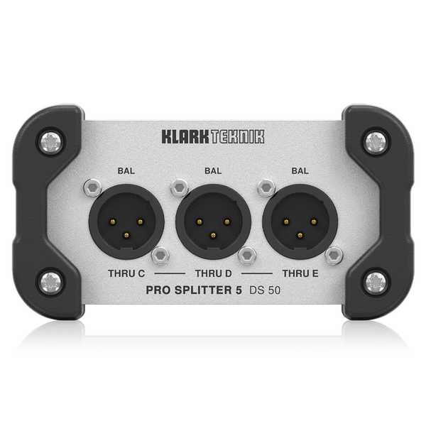 KLARK TEKNIK DS 50 Pasif 1-Giriş/5-Çıkış Sinyal Splitter (Geniş Dinamik Aralık)