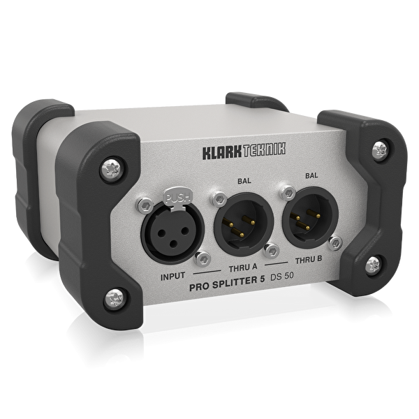 KLARK TEKNIK DS 50 Pasif 1-Giriş/5-Çıkış Sinyal Splitter (Geniş Dinamik Aralık)