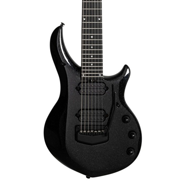 Music Man Majesty 7 Telli Abanoz Klavye Siyah Aksam Black Frosting Elektro Gitar