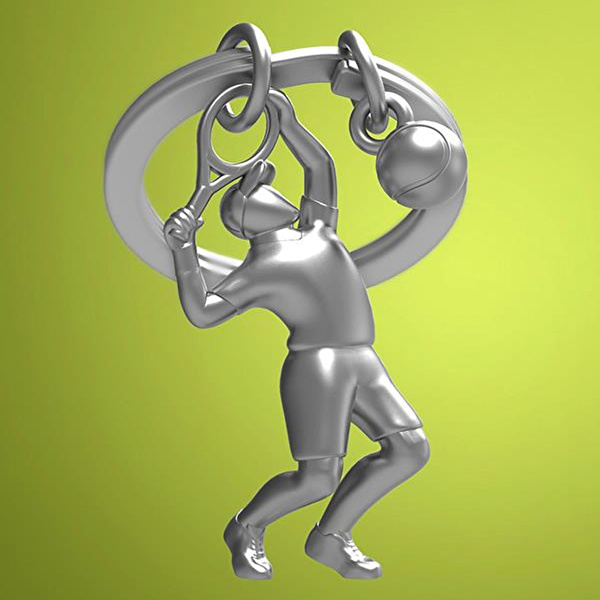 METALMORPHOSE Tenis Anahtarlık