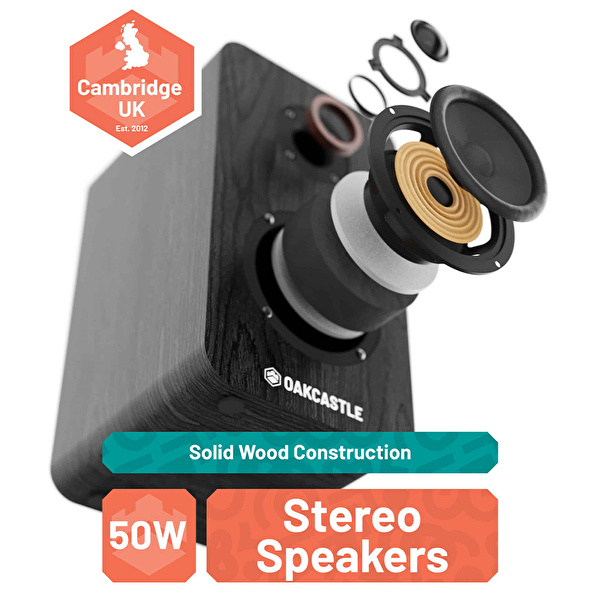 OAKCASTLE TT200 Hoparlörlü Bluetooth Pikap/Plakçalar