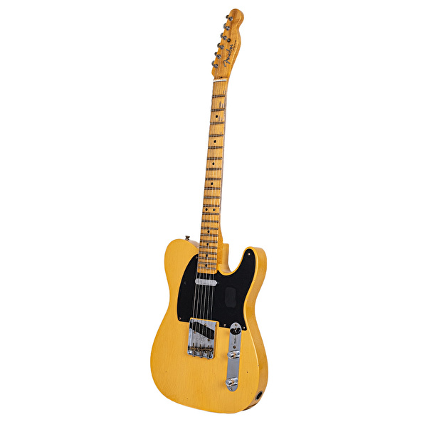Fender Custom Shop B2 1952 Telecaster Journeyman Relic Aged Nocaster Blonde Elektro Gitar