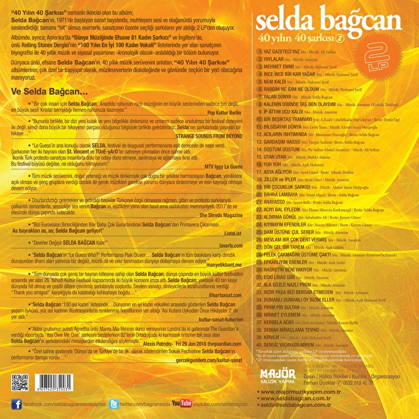 Selda Bağcan – 40 Yılın 40 Şarkısı Vol.2