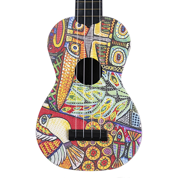 Karin Kuş Desenli Soprano Ukulele