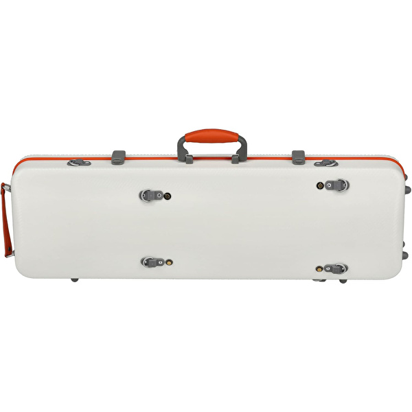 GEWA FUN SERIES PS351188 4/4 Polikarbon Keman Kutusu (Beyaz - Turuncu)