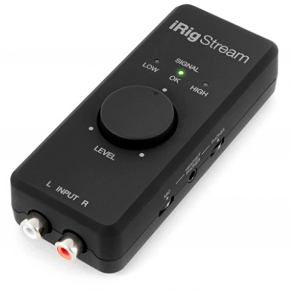 IK Multimedia iRig Stream iPhone, iPad ve Mac/PC için Canlı Yayın Ses Kartı