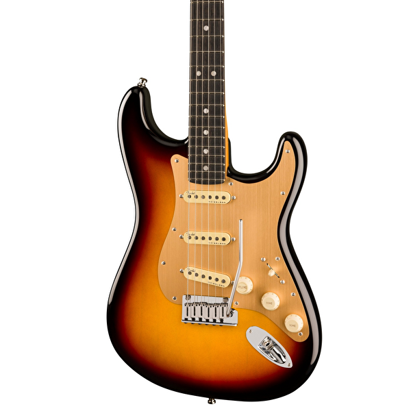 Fender American Ultra II Stratocaster Abanoz Klavye Ultraburst Elektro Gitar