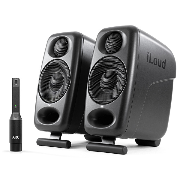 IK Multimedia IP-ILOUD-MMPRO2X-IN - iLoud Micro Monitor Pro Seti - Siyah Renk