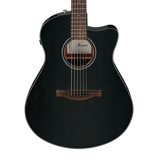 IBANEZ AAM340CE-RUB Rustic Black Elektro Akustik Gitar