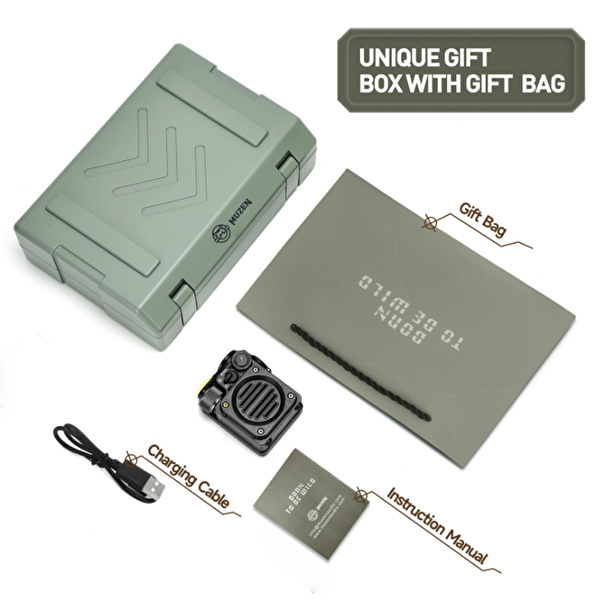 MUZEN Wild Mini Grey Bluetooth Speaker