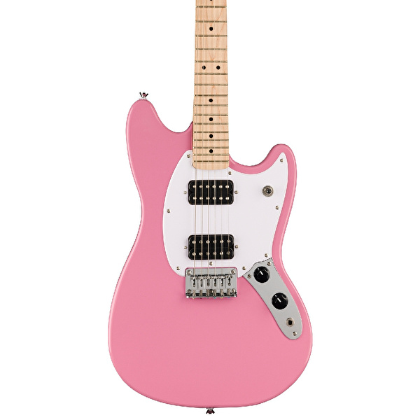 Squier Sonic Mustang HH Akçaağaç Klavye Flash Pink Elektro Gitar
