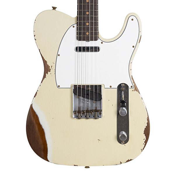 Fender Custom Shop 1961 Telecaster Heavy Relic Gülağacı Klavye Faded Aged Tomatillo Green Elektro Gitar