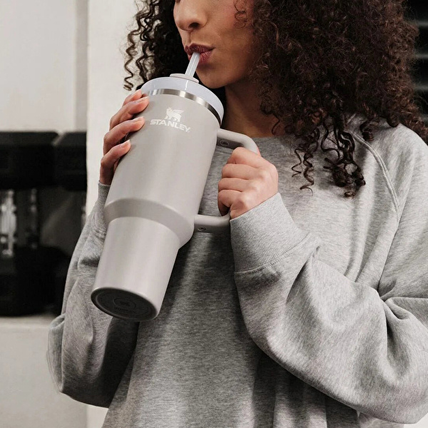STANLEY Quencher Pipetli Termos Bardak 1.18 Lt Gri