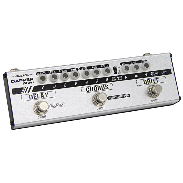 Valeton MES-1 Dapper Mini Elektro Gitar Efekt Prosesörü