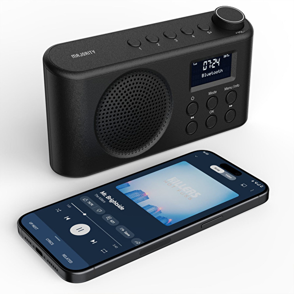 MAJORITY Orwell Saat Radyo Bluetooth Hoparlör