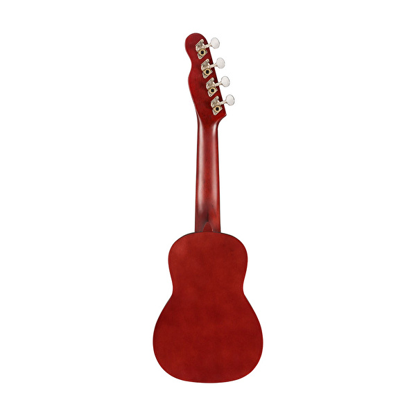 Fender Venice Soprano Ceviz Klavye Cherry Ukulele