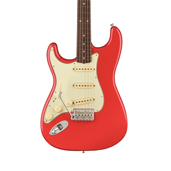 Fender American Vintage II 1961 Stratocaster Gülağacı Klavye Fiesta Red Solak Elektro Gitar