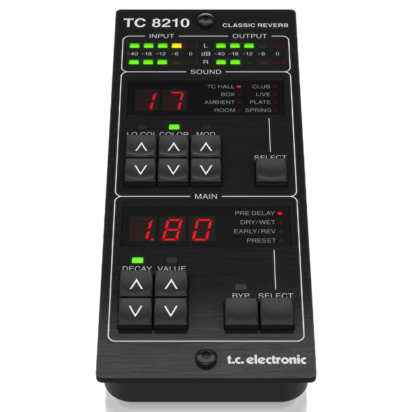 TC Electronic TC8210-DT Reverb Plug-In Hardware Kontrol Cihazı