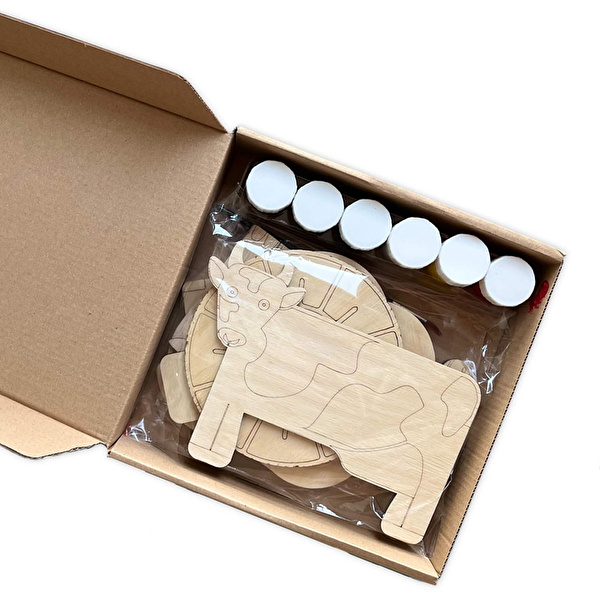 IMAGINORY Ahşap Boyama Seti - Çiftlik