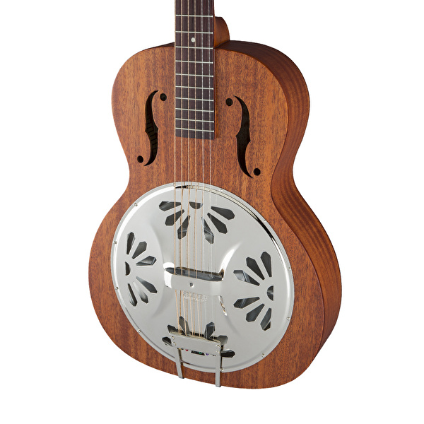 Gretsch G9200 Boxcar Round-Neck Maun Gövde Resonatör Gitar