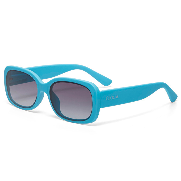 OKKIA Chiara Mavi Unisex Güneş Gözlüğü Siyah Degrade